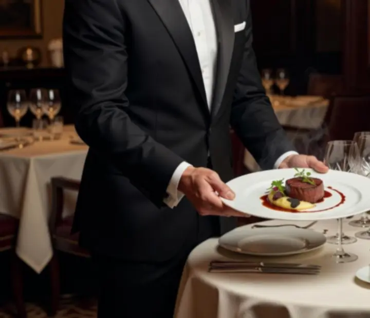 Luksuzno servirano jelo u premium ambijentu restorana