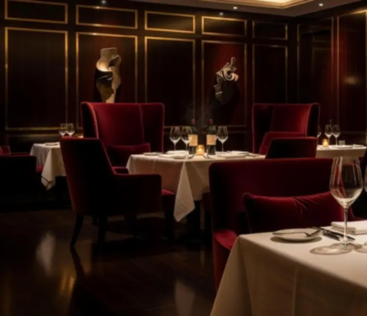 Luksuzni vinski salon s ambijentalnim osvjetljenjem i elegantnim vitrinama u Cro Casinno restoranu