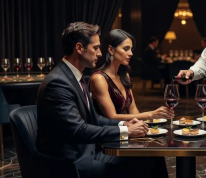 Privatna VIP vinska degustacija u elegantnoj prostoriji Cro Casinno restorana